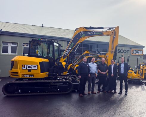 Eagle flies with JCB