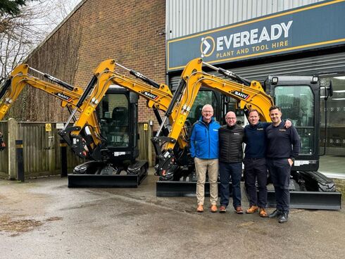 Eveready adds SANY minis