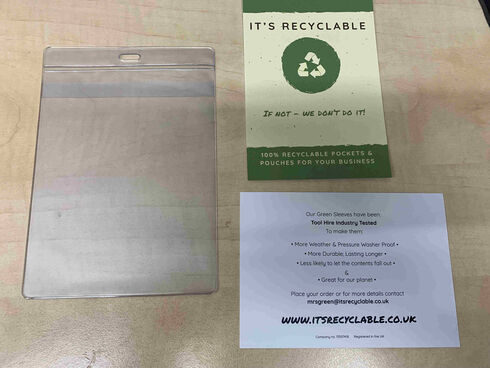Recyclable Green Sleeves