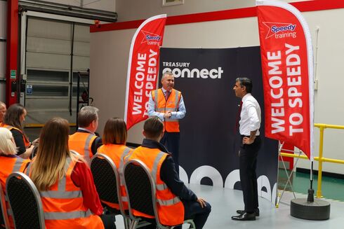 Speedy welcomes Chancellor to innovation centre